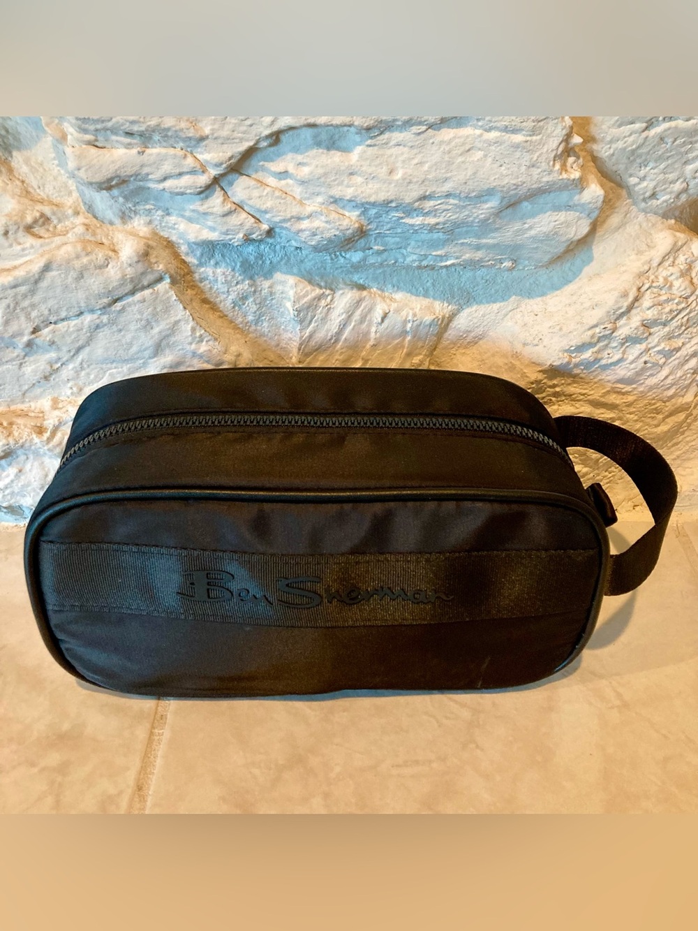 NWOT Ben Sherman Black Men's Toiletry Travel Kit